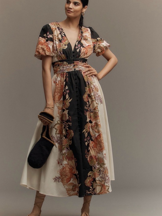 Anthropologie Dresses & Skirts - Anthropologie The “Katerina” Button-Front Dress EUC